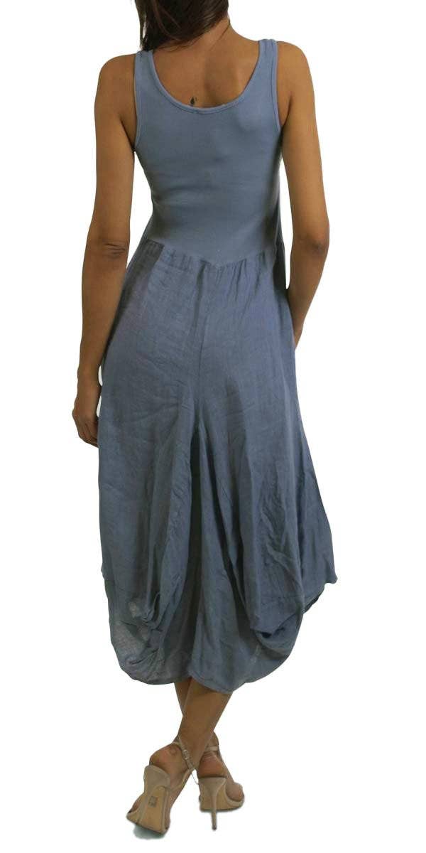 Linen Sleeveless Dress