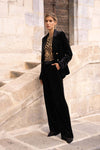 Velvet blazer & pants set