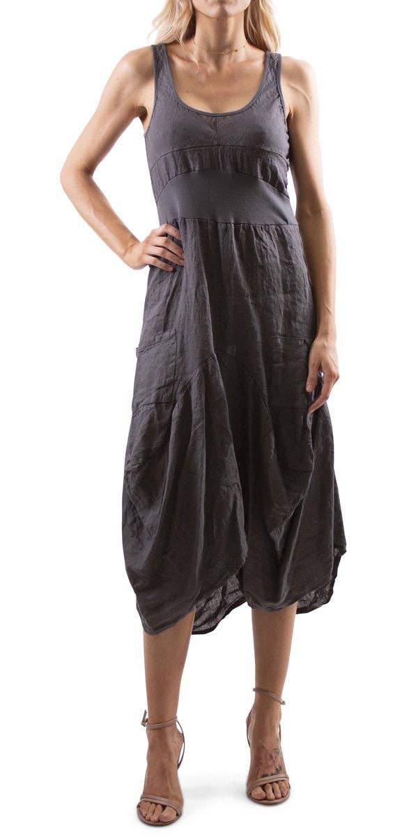 Linen Sleeveless Dress