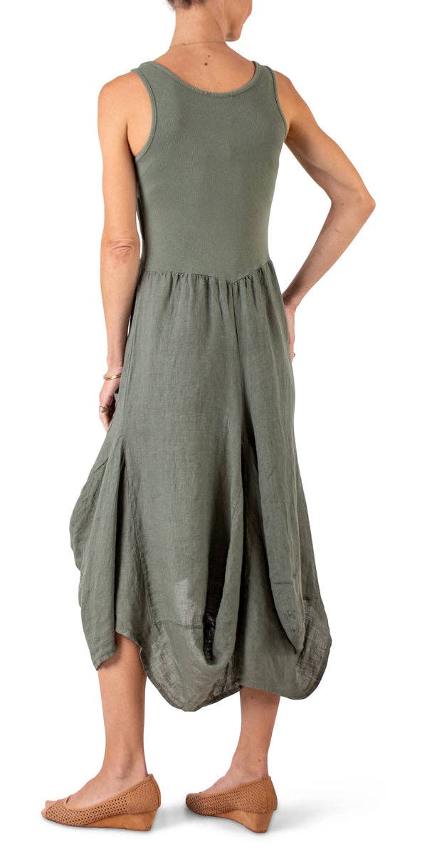 Linen Sleeveless Dress