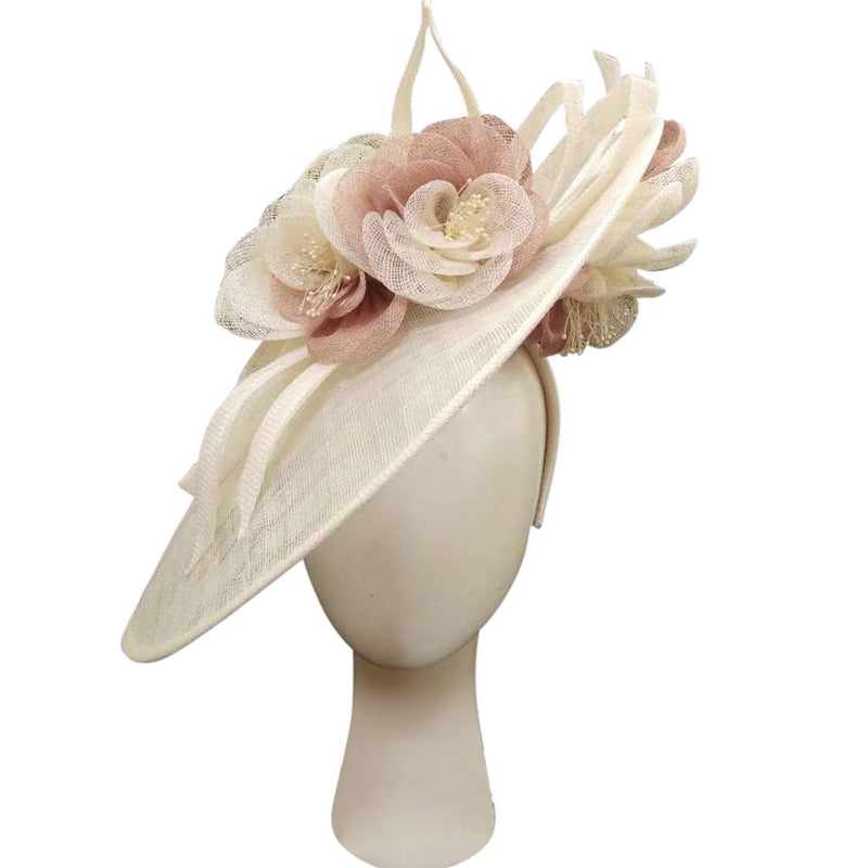 2 Tone Flower Fascinator