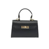 Genuine leather shoulder bag, Made in Italy, art. 112609