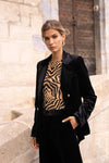 Velvet blazer & pants set