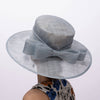 123069 Classic Sinamay Downbrim Hat Sinamay Ribbon bow back