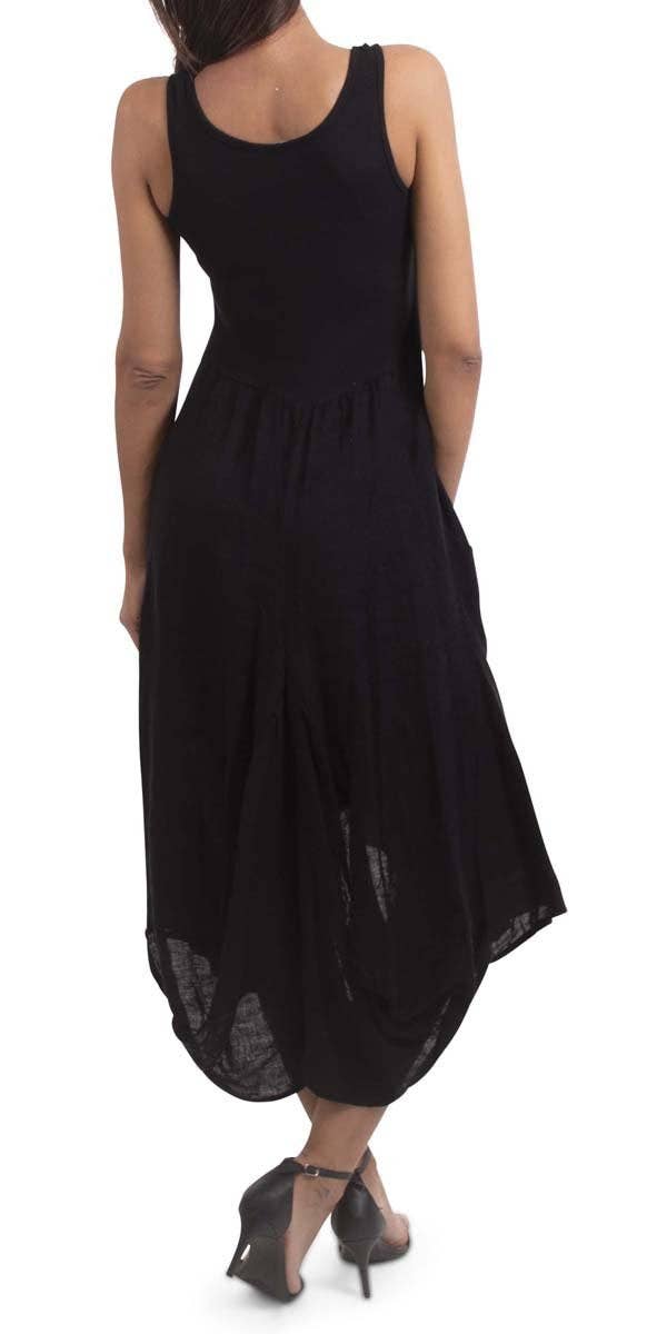Linen Sleeveless Dress