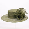 119160 | Folded Rose Sina Medium Brim Hat For Women