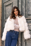 Paula short faux fur jacket