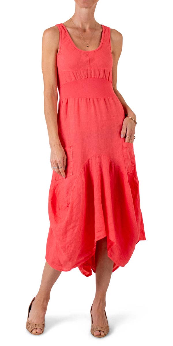 Linen Sleeveless Dress