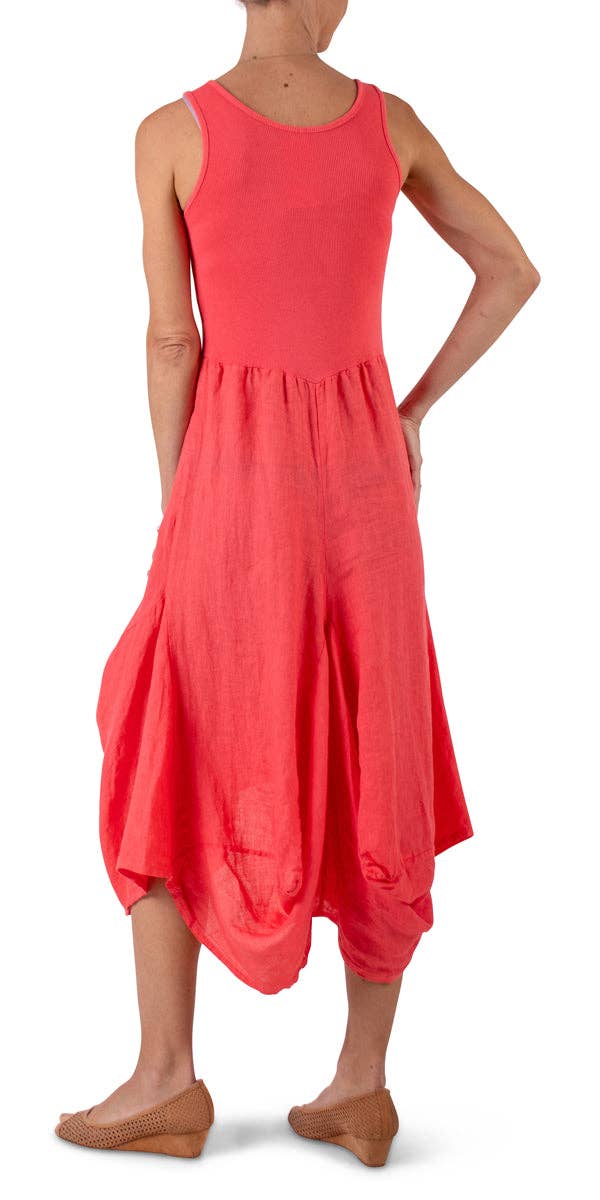 Linen Sleeveless Dress