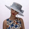 123069 Classic Sinamay Downbrim Hat Sinamay Ribbon bow back