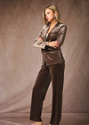 Velvet blazer & pants set