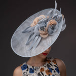 2 Tone Flower Fascinator