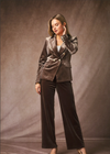 Velvet blazer & pants set