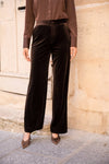 Velvet blazer & pants set