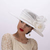 119160 | Folded Rose Sina Medium Brim Hat For Women
