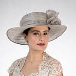 119160 | Folded Rose Sina Medium Brim Hat For Women