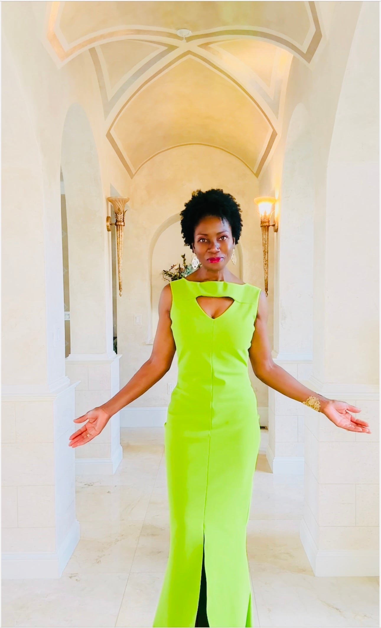 Lime green maxi dress A Beautiful Closet 202-394-4115 Lime green maxi dress A Beautiful Closet 202-394-4115