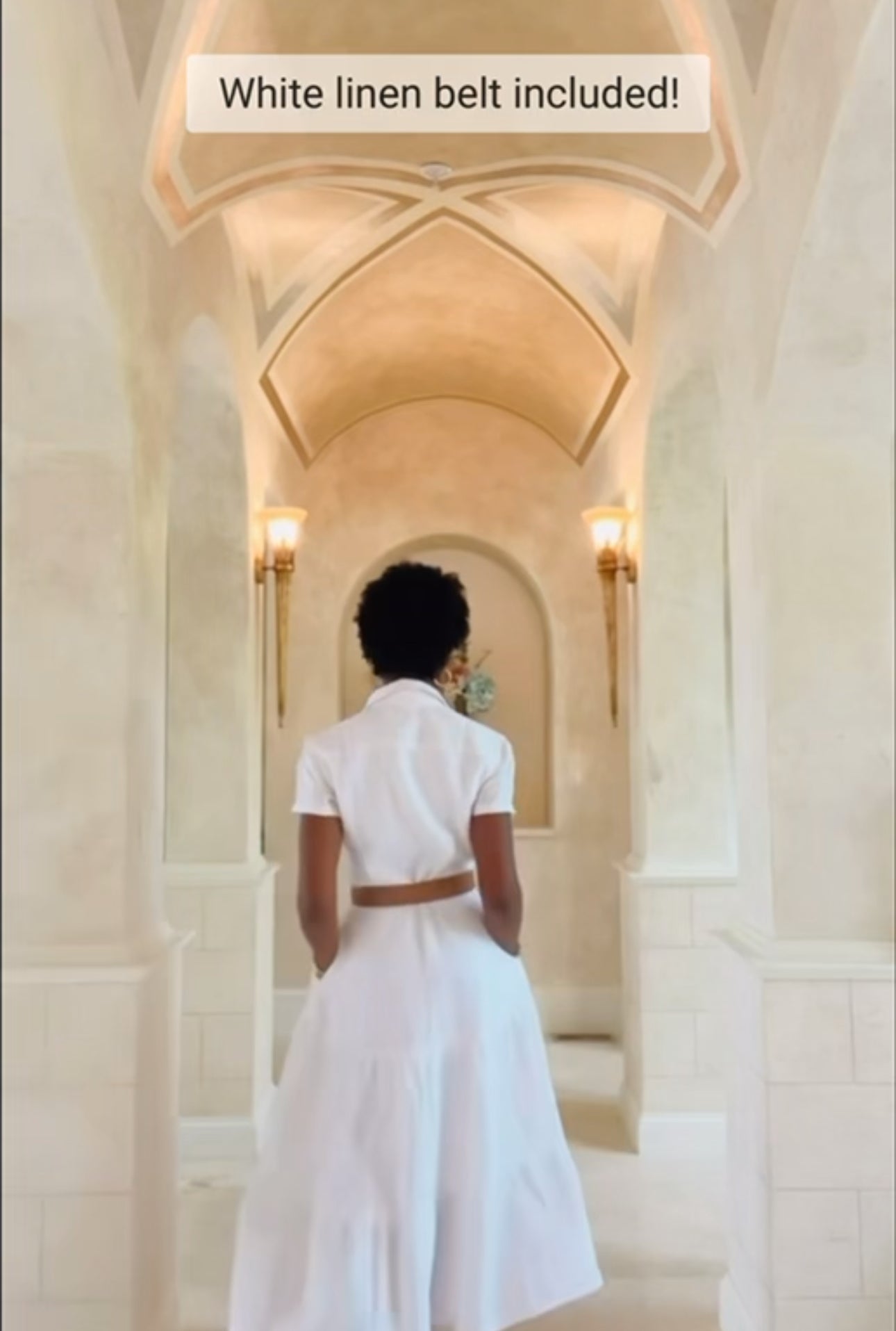 White Linen Tiered Dress A Beautiful Closet 202-394-4115 White Linen Tiered Dress A Beautiful Closet 202-394-4115