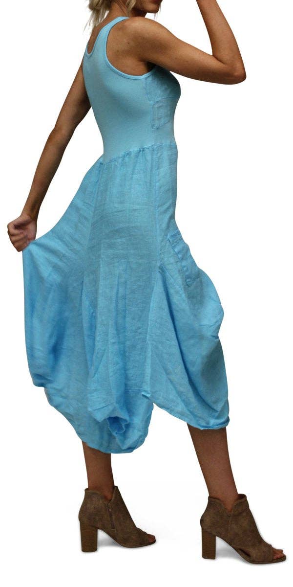 Linen Sleeveless Dress