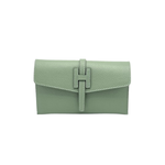 Genuine leather mini clutch bag, Made in Italy, art. 112592