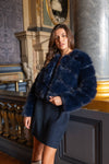 Paula short faux fur jacket