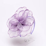 5919H | Sinamay Peony Pedal Narrow Headband Fascinator