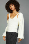 Sweater Cami and Shrug Set
