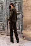 Velvet blazer & pants set