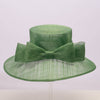 123069 Classic Sinamay Downbrim Hat Sinamay Ribbon bow back