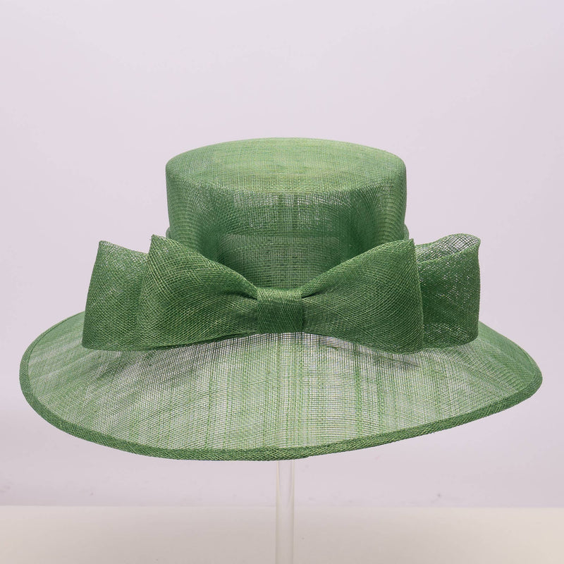 123069 Classic Sinamay Downbrim Hat Sinamay Ribbon bow back