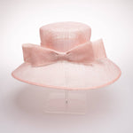 123069 Classic Sinamay Downbrim Hat Sinamay Ribbon bow back