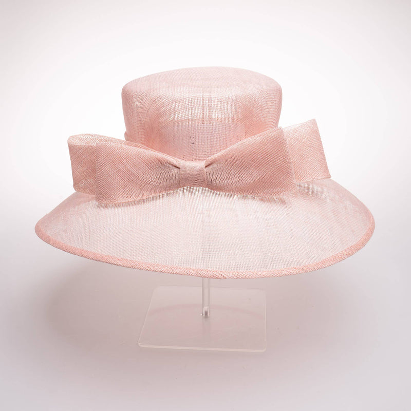 123069 Classic Sinamay Downbrim Hat Sinamay Ribbon bow back