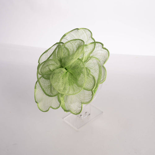 5919H | Sinamay Peony Pedal Narrow Headband Fascinator