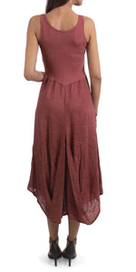 Linen Sleeveless Dress