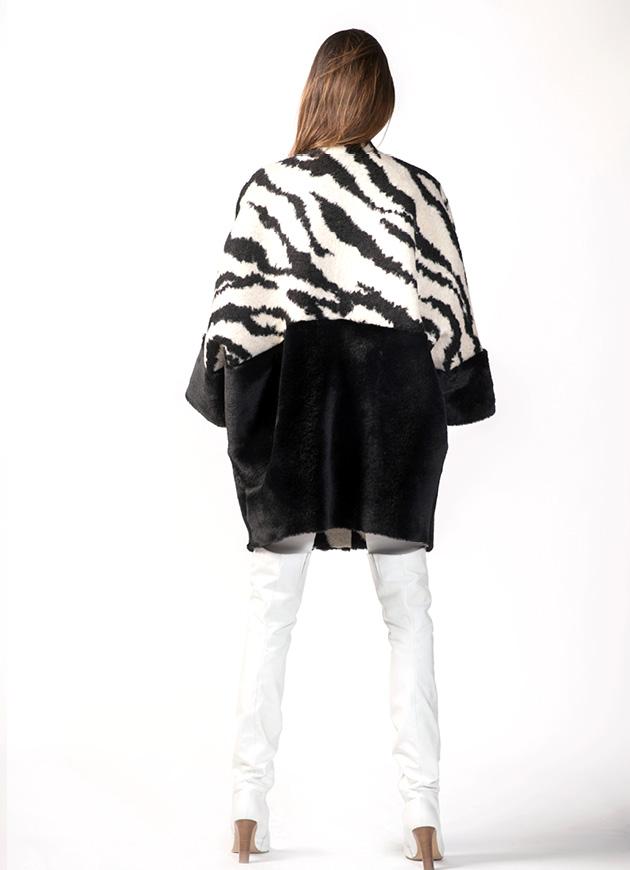 Couture Zebra Coat