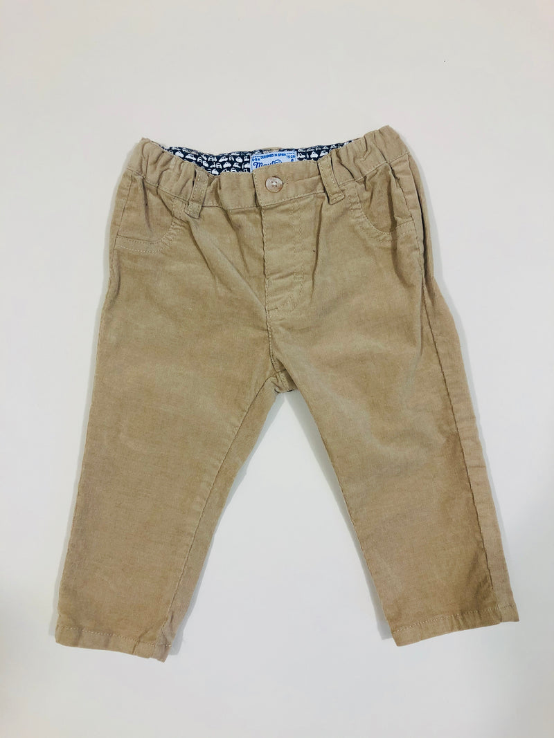 Sweater and corduroy trouser set