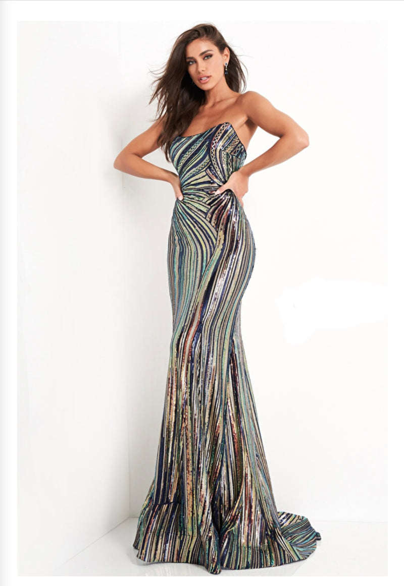 multi colored sequin dress Multi-Colored Sequin Dress Large